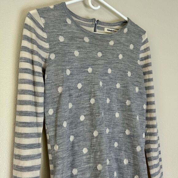 Clements Riberio knit sweater polka dot merino wool soft academia preppy soft M - Picture 8 of 14